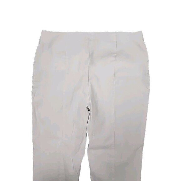 Chico's Pants Ankle White So Slimming Ankle Pants Tapered Leg Hi-rise Women's 12 - Picture 4 of 9